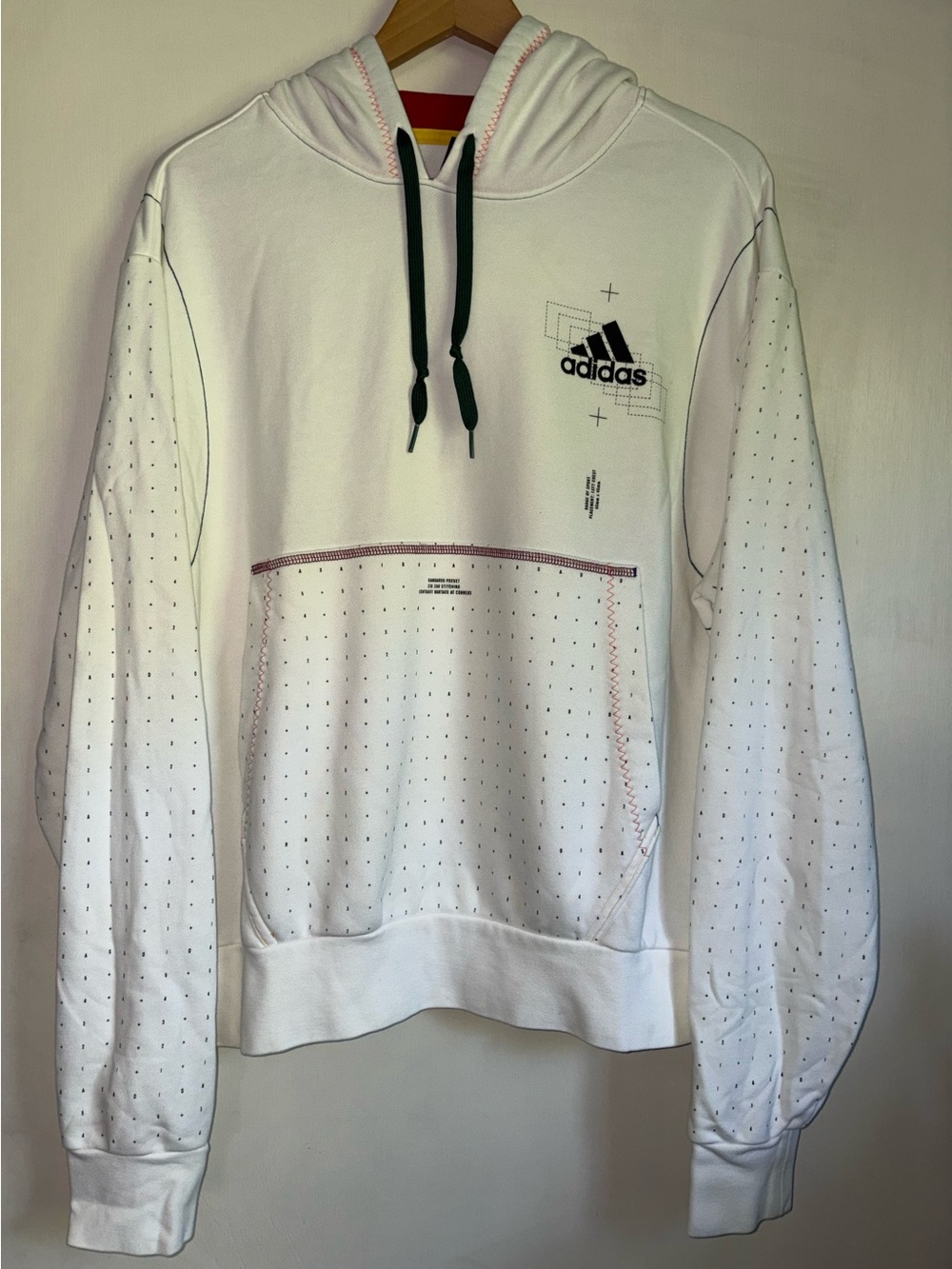Adidas White Original FB Pullover Hoodie